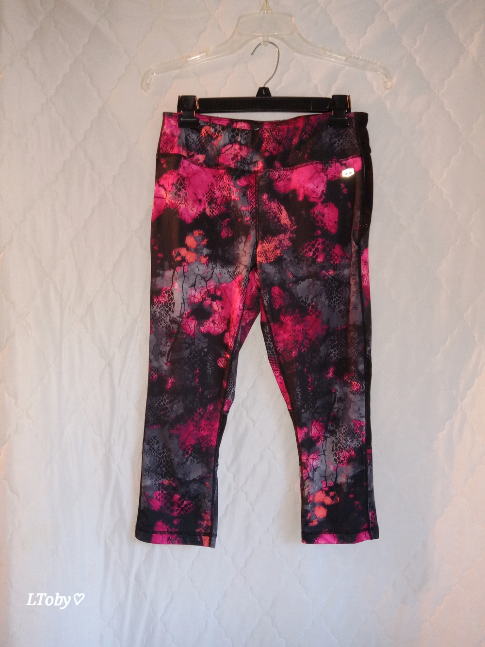 Tapout Pink Black Active Leggings